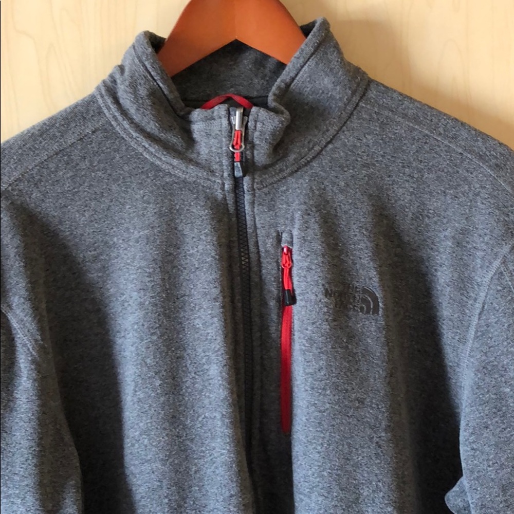 Men Charcoal North Face Jacket - Picture 2 of 4